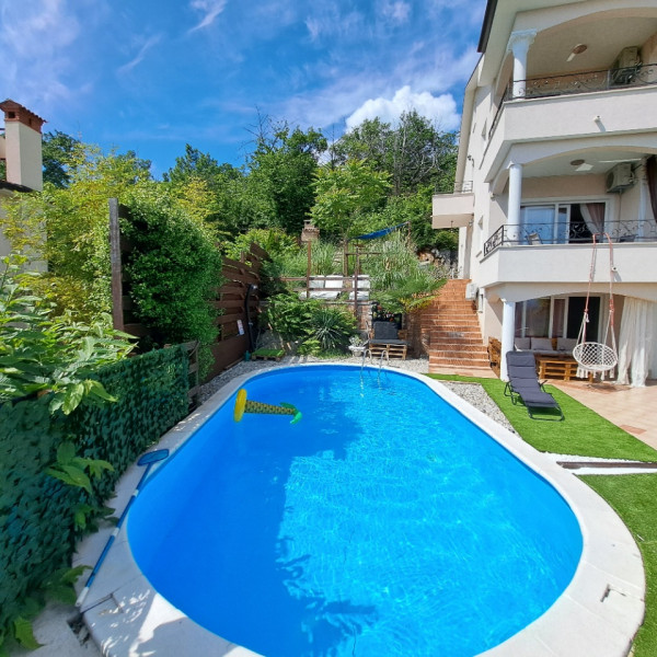 Das Wohnzimmer, Apartment in Villa Emily, Villa Emily - Schöne einzigartige Villa Emily mit herrlichem Meerblick Lovran